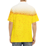Beer With Foam Print Aloha Shirt