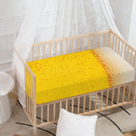 Beer With Foam Print Baby Crib Sheet