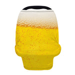 Beer With Foam Print Baby Seat Cover