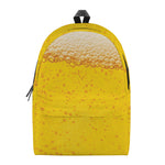 Beer With Foam Print Backpack
