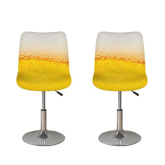 Beer With Foam Print Bar Stool Covers
