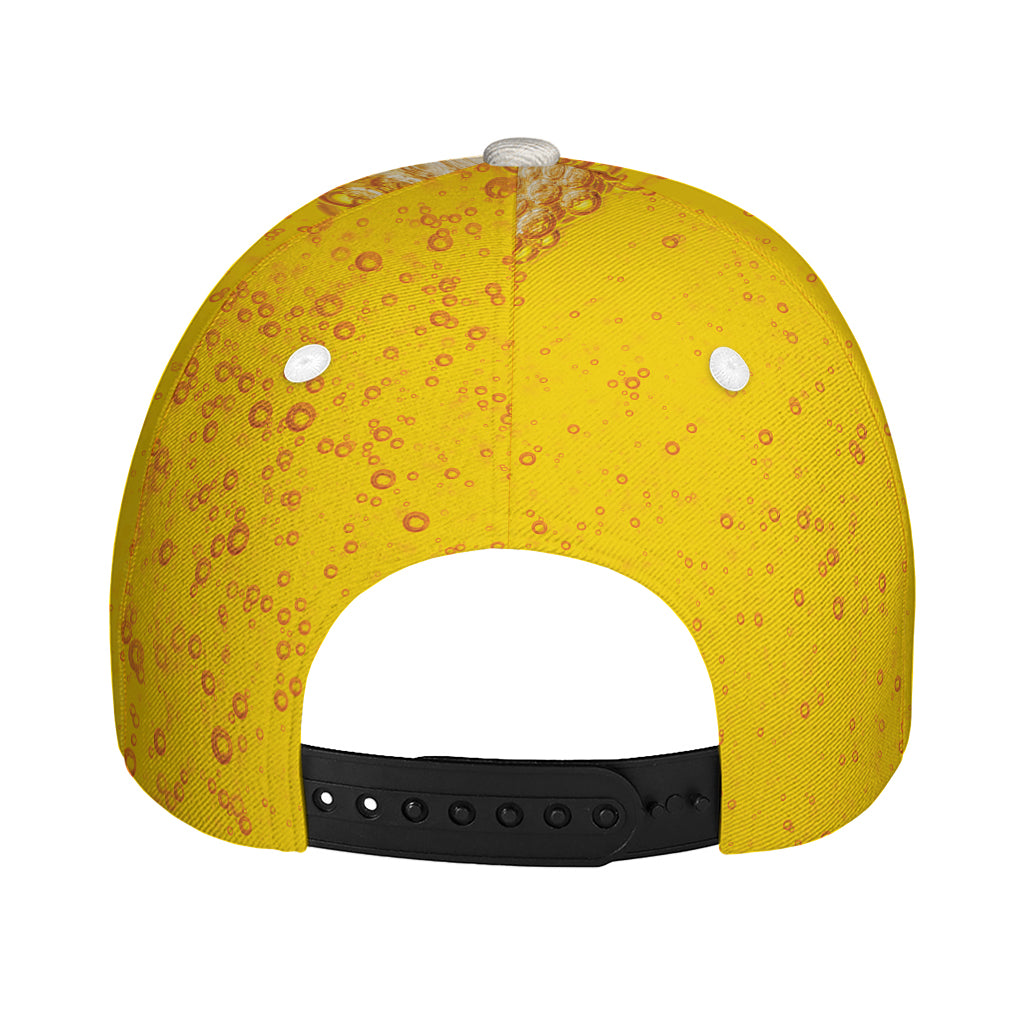 Beer With Foam Print Baseball Cap