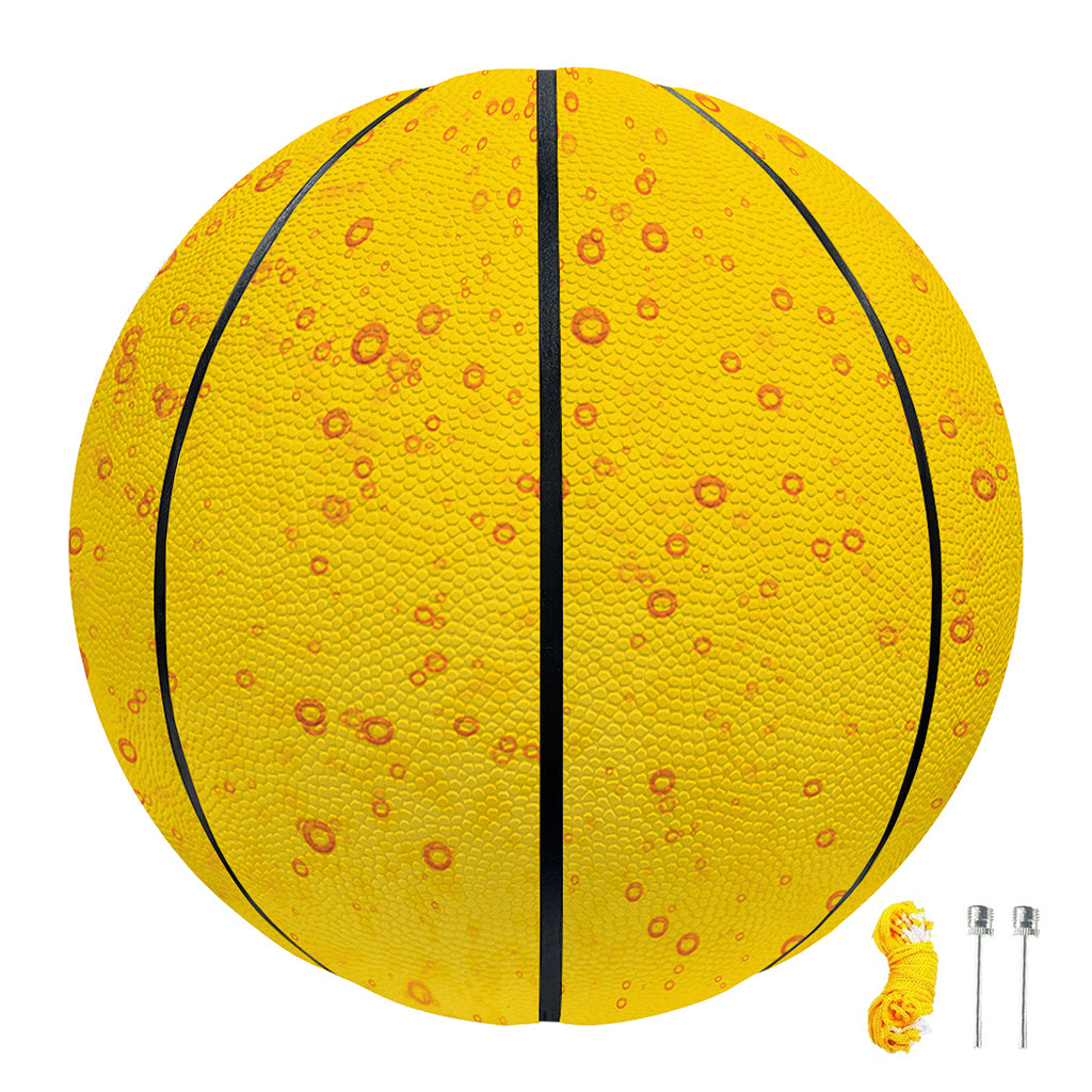 Beer With Foam Print Basketball
