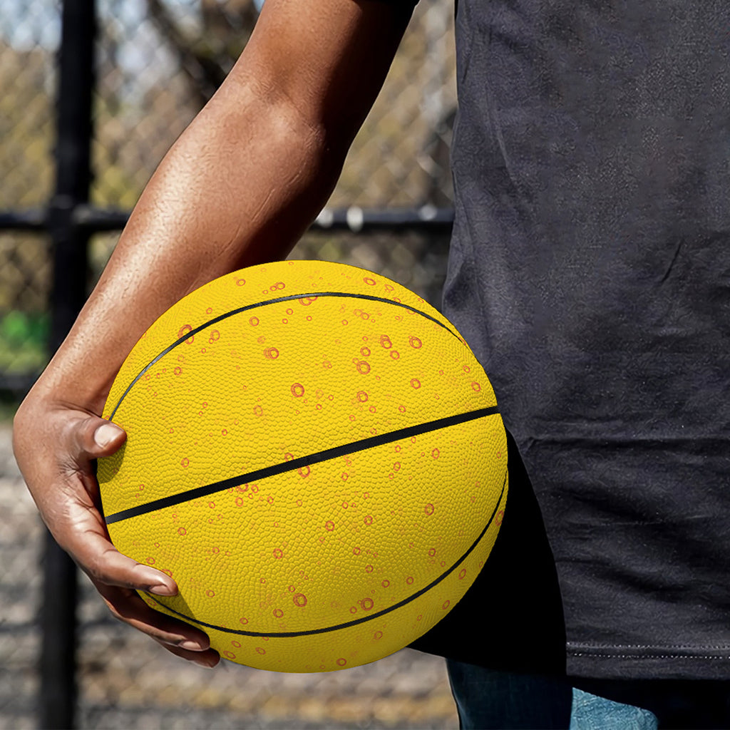 Beer With Foam Print Basketball