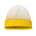 Beer With Foam Print Beanie