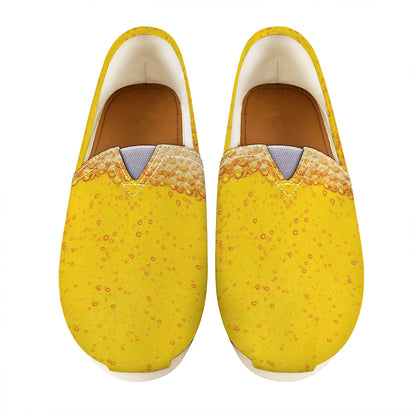 Beer With Foam Print Casual Shoes
