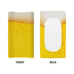 Beer With Foam Print Changing Pad Cover