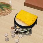 Beer With Foam Print Coin Purse