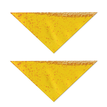 Beer With Foam Print Dog Bandana