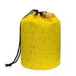 Beer With Foam Print Drawstring Makeup Bag