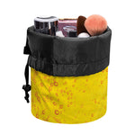 Beer With Foam Print Drawstring Makeup Bag