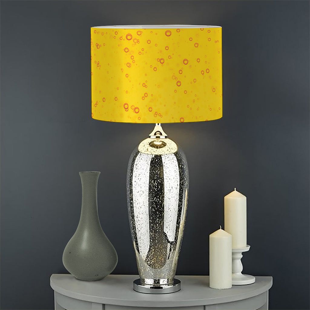 Beer With Foam Print Drum Lamp Shade