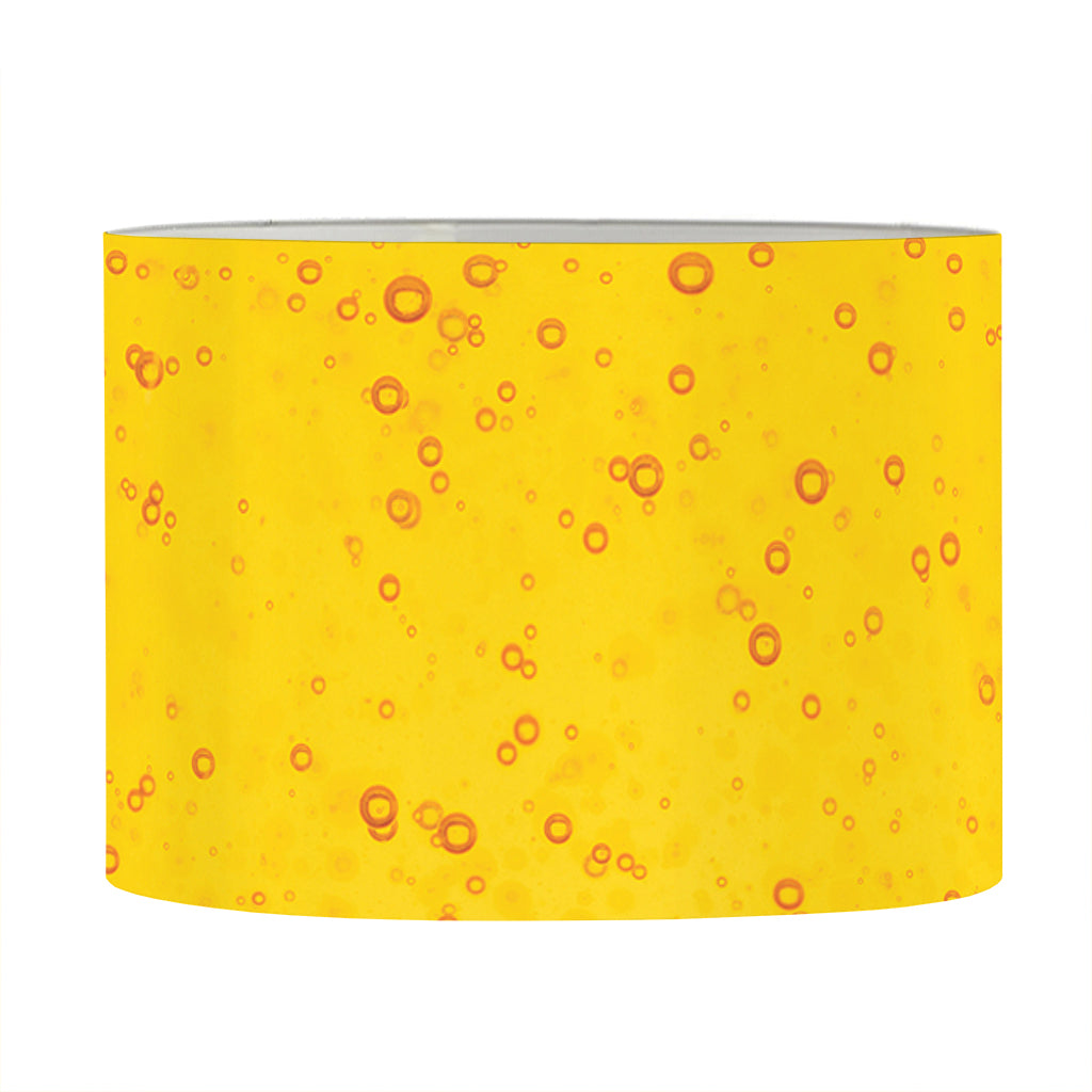 Beer With Foam Print Drum Lamp Shade
