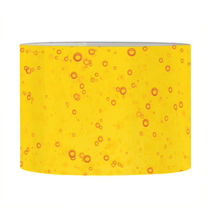 Beer With Foam Print Drum Lamp Shade