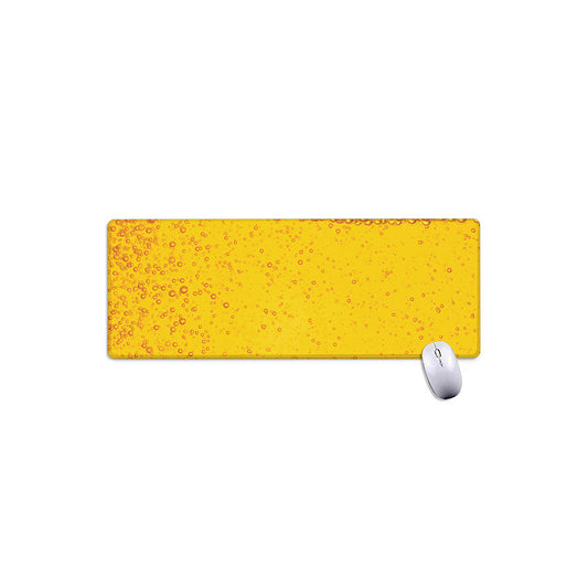 Beer With Foam Print Extended Mouse Pad