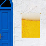 Beer With Foam Print Garden Flag