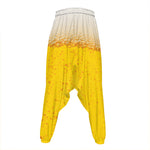 Beer With Foam Print Hammer Pants