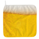 Beer With Foam Print Hand Towel