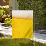 Beer With Foam Print House Flag