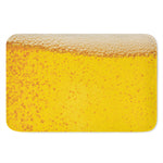 Beer With Foam Print Indoor Door Mat