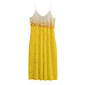 Beer With Foam Print Jersey Midi Cami Dress