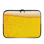 Beer With Foam Print Laptop Sleeve