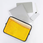 Beer With Foam Print Laptop Sleeve
