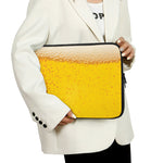 Beer With Foam Print Laptop Sleeve