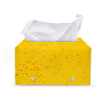 Beer With Foam Print Leather Tissue Box Cover