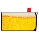 Beer With Foam Print Mailbox Cover