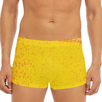 Beer With Foam Print Men's Short Boxer Briefs