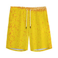 Beer With Foam Print Men's Athletic Shorts