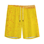 Beer With Foam Print Men's Sports Shorts