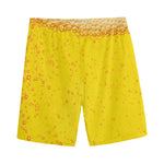 Beer With Foam Print Men's Sports Shorts