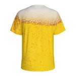Beer With Foam Print Men's Sports T-Shirt
