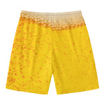 Beer With Foam Print Men's Swim Trunks