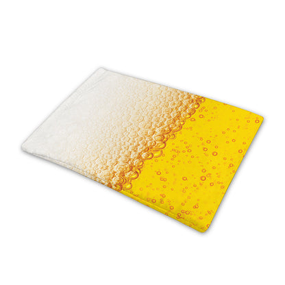 Beer With Foam Print Pet Cooling Mat Cover