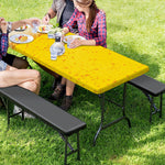 Beer With Foam Print Picnic Table Cover