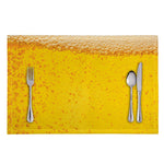 Beer With Foam Print Placemat