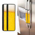 Beer With Foam Print Refrigerator Handle Covers