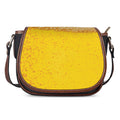 Beer With Foam Print Saddle Bag