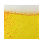Beer With Foam Print Silk Bandana