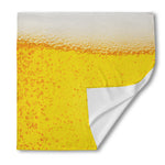 Beer With Foam Print Silk Bandana