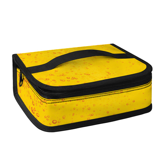 Beer With Foam Print Small Lunch Bag