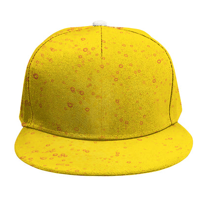 Beer With Foam Print Snapback Cap