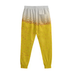Beer With Foam Print Sweatpants