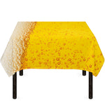 Beer With Foam Print Tablecloth