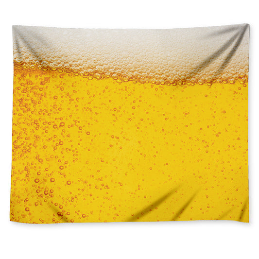 Beer With Foam Print Tapestry