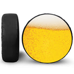Beer With Foam Print Tire Cover