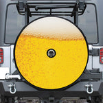 Beer With Foam Print Tire Cover With Camera Hole